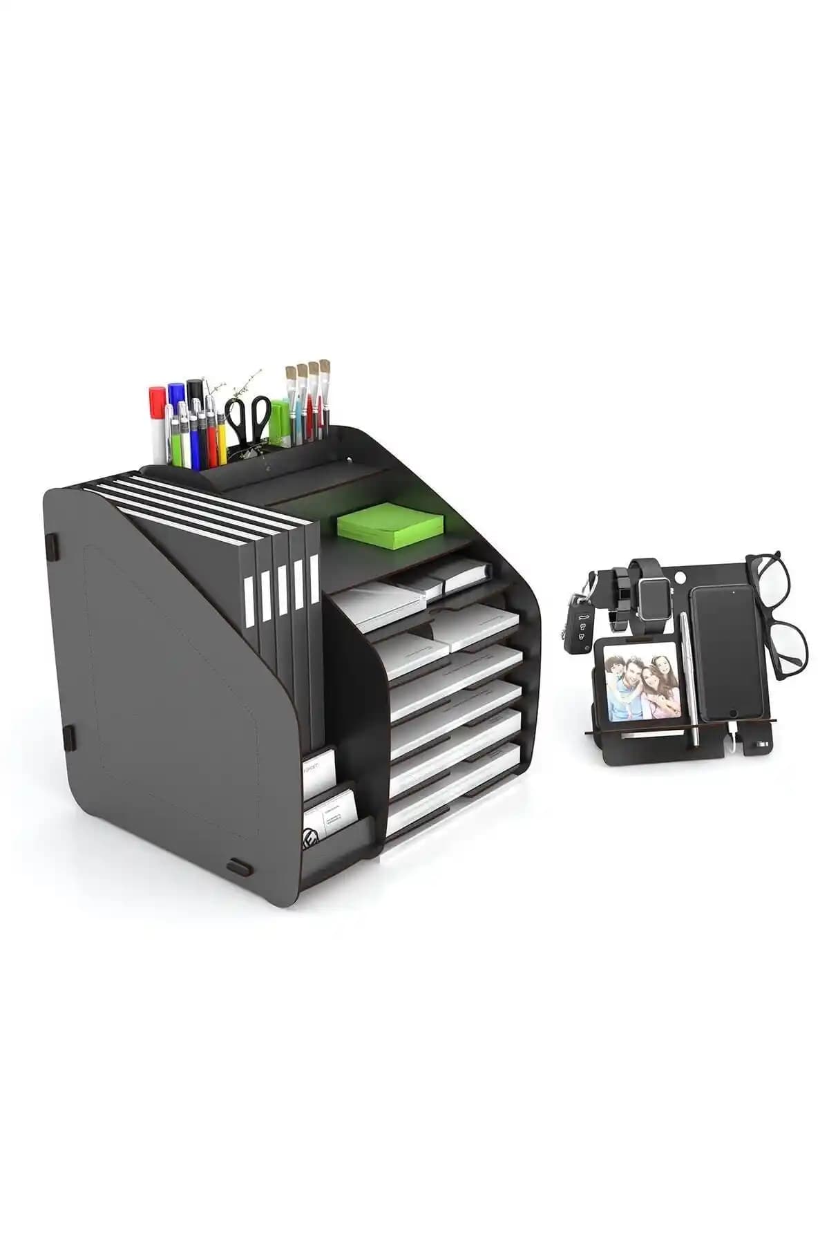Design OTTO Fx-xl Modest A4 Evrak Rafı Masaüstü Organizer Modern ve Şık Tasarım