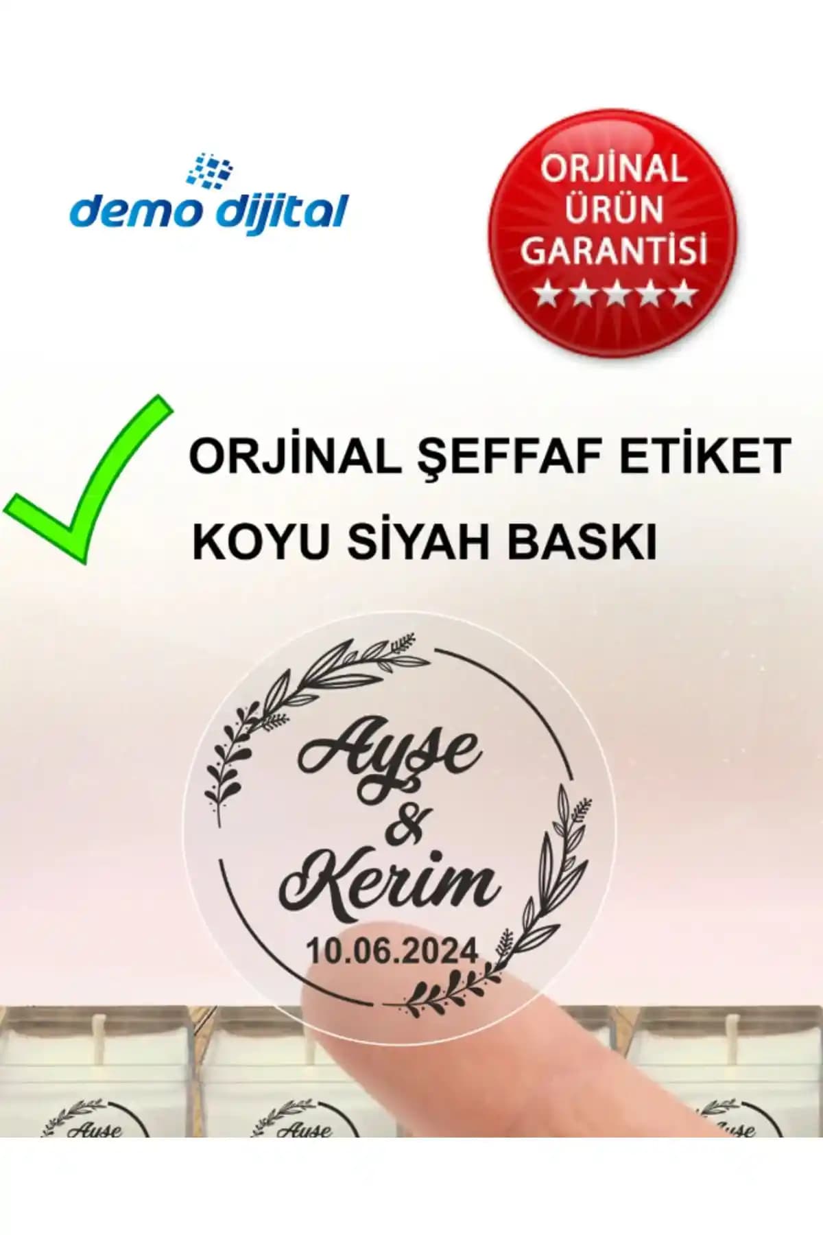 Dijital Baskılı Kına ve Düğün Etiketleri: Özel Tasarım Kaliteli ve Pratik Kullanım