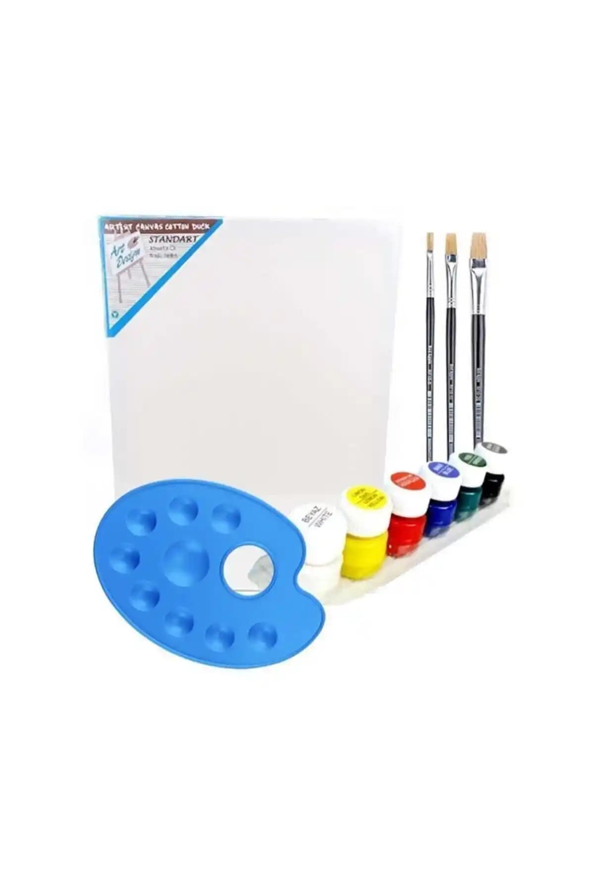 Elif İş Eğitim Resim Tuvalli Boyama Başlangıç Seti - Yaratıcı Sanat Malzemeleri