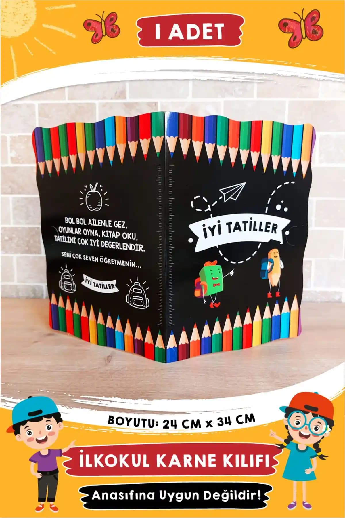 Etkinlikdenizi Kalemli Karne Kabı Kılıfı: Fonksiyonel ve Dayanıklı Eğitim Aksesuarı