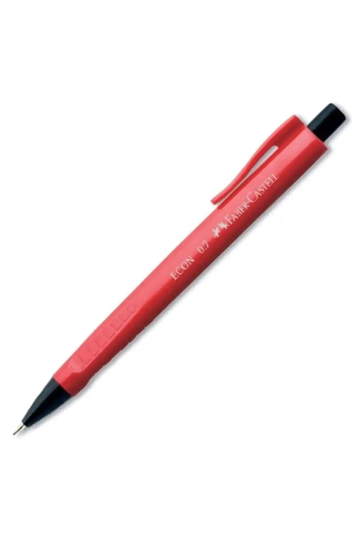 Faber Castell Faber Econ 0,7 Versatil Kırmızı Kalem Öğrenciler ve Çizim Tutkunları İçin