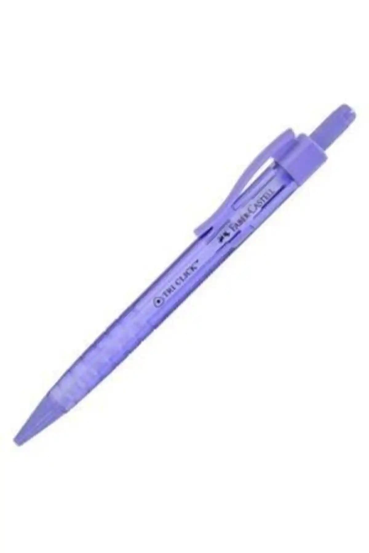 Faber Castell Tri Click Versatil Kalem 0.7 mm Mor - Şık ve Dayanıklı Yazı Gereci