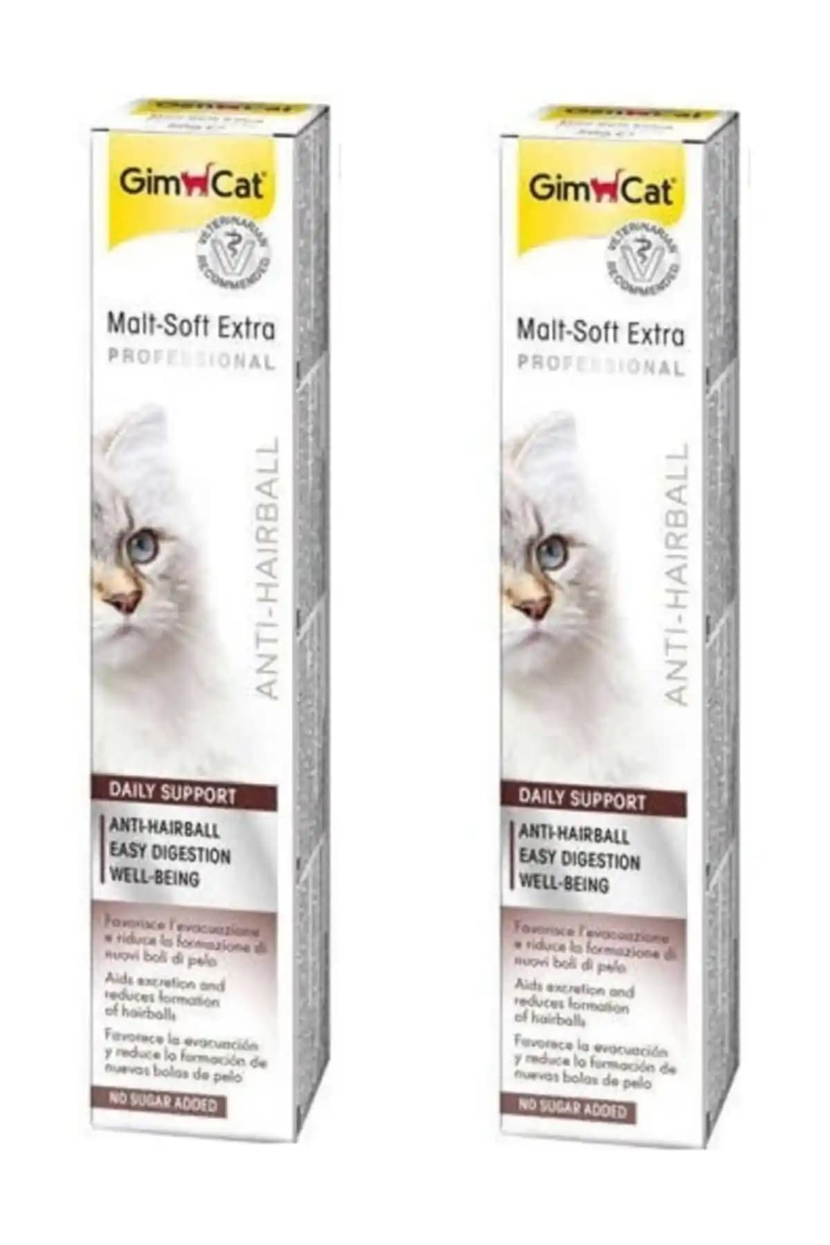 Gelişmiş Kedi Bakım Ürünü Gimcat Malt-soft-extra Tüy Yumağı Kontrol Macunu