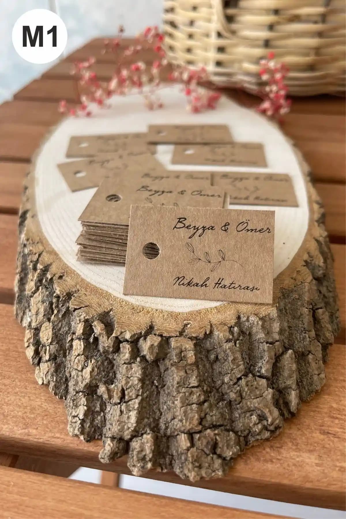 Kraft Delikli Süs Etiketi: Doğal ve Rustik Tasarımıyla Çok Yönlü Kullanım İmkanı