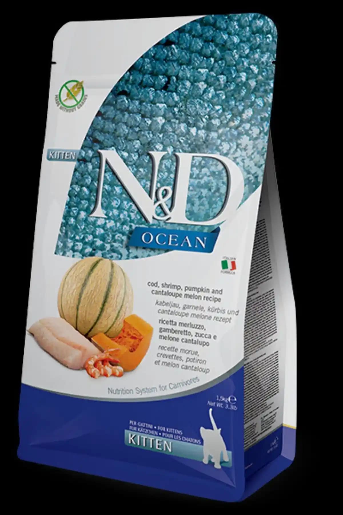 N & D Ocean 1,5 Kg Yavru Kedi Maması Doğal ve Yüksek Proteinli Beslenme Çözümü