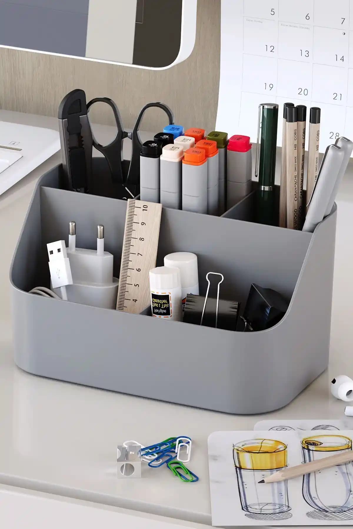 Pufwin Home Papatya Masaüstü Kalem Düzenleyici Kalemlik Özellikleri ve Kullanım Alanları