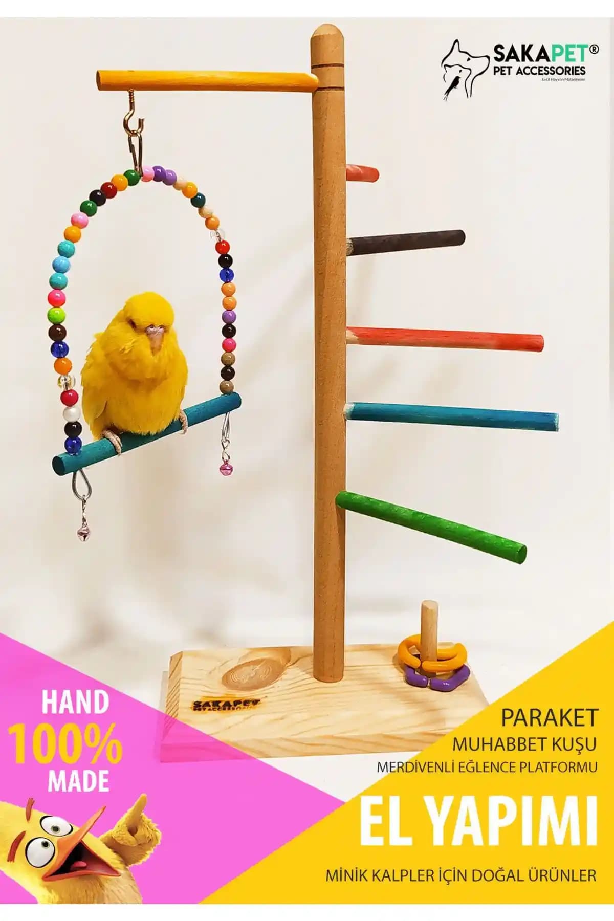 Sakarya merkezli kuşlar için güvenli ve eğlenceli oyun parkuru ve aktivite alanı