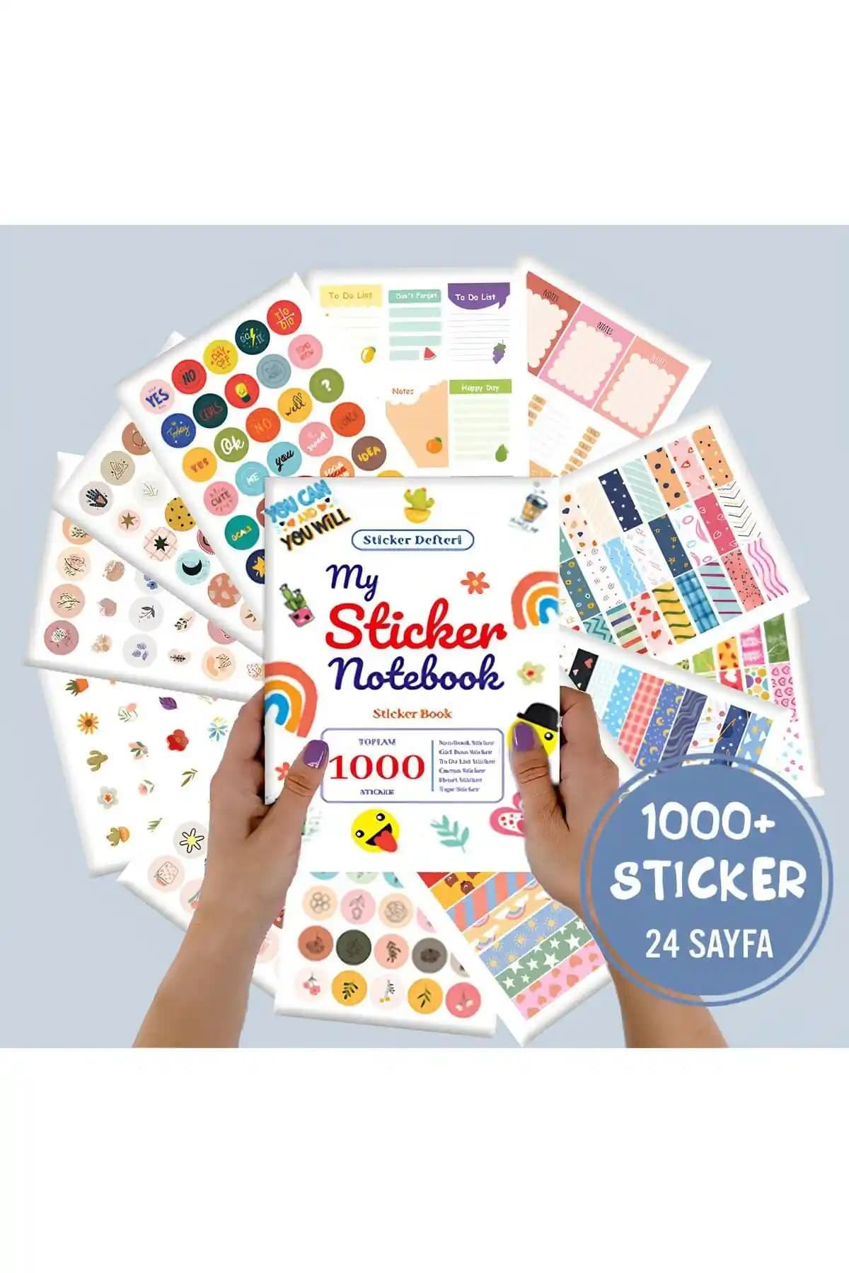 Sweet Notes Planner Sticker Set ile Yaratıcı ve Renkli Planlama Deneyimi