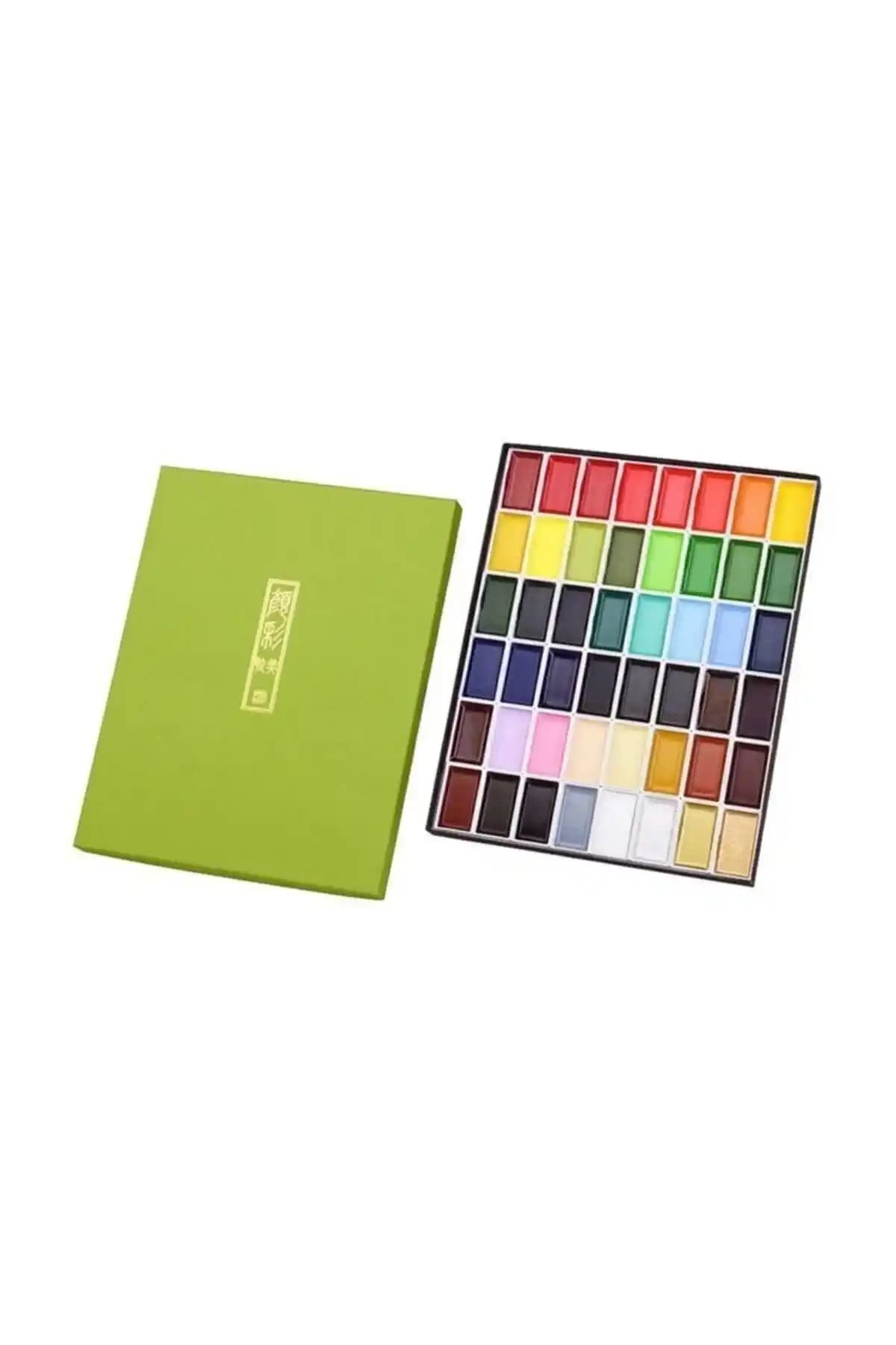 Zig Kuretake Gansai Tambi Sulu Boya Seti 48 Renk Profesyonel ve Yaratıcı Sanatçılar İçin