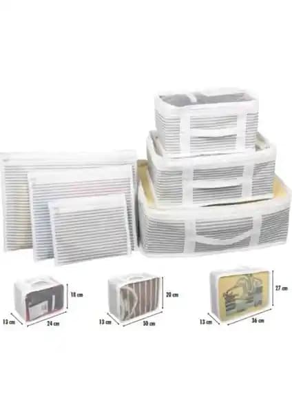 Ata Collection 6 Parçalı Doğum Çantası Düzenleyici ile Pratik ve Çok Yönlü Kullanım