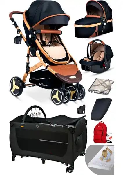 Baby Home 9 in 1 Çok Fonksiyonlu Bebek Arabası ve Aksesuar Paketi Özellikleri