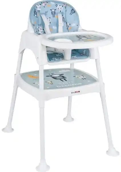 BabyDoor Mama Sandalyesi Kuzu Desenli Çok Fonksiyonlu Güvenli ve Dayanıklı Ürün