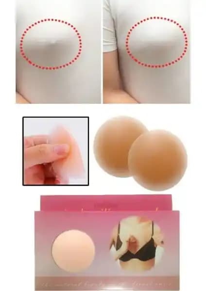 Banabiju Silikon Göğüs Ucu Kapatıcı Pedler: Estetik ve Rahatlık Sunan 2'li Set