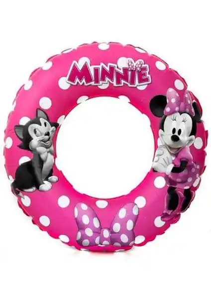 Bestway Minnie Simit 56 cm Çocuklar İçin Güvenli ve Eğlenceli Yüzme Arkadaşı