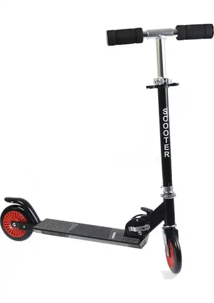 Can Led'li 120 mm Silikon Teker Boy Ayarlamalı Katlanır Metal Scooter Güvenli ve Eğlenceli Kullanım