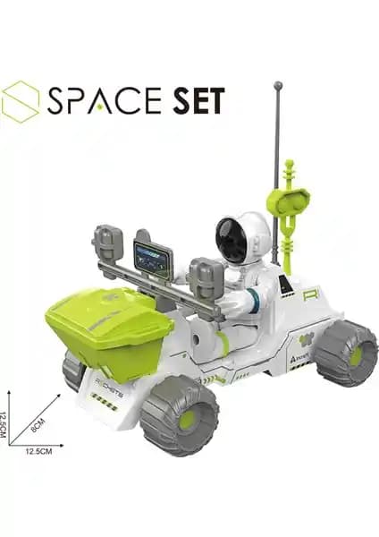 Çocuklar için Uzay ve Keşif Temalı Astronotlu Oyuncak Seti Detaylı ve Eğitici Tasarım