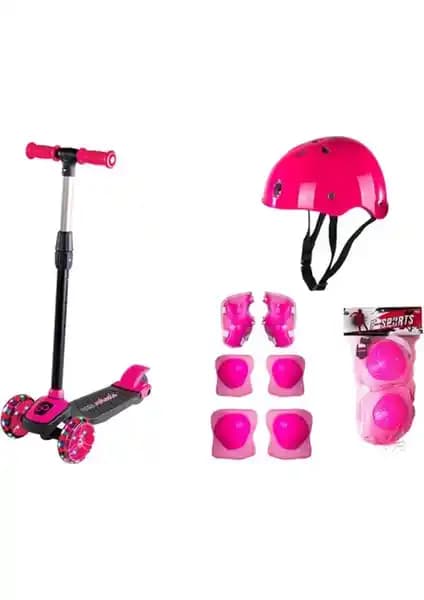 Cool Wheels LED Işıklı 3 Tekerlekli Pembe Twist: Çocuklar İçin Güvenli ve Eğlenceli Bisiklet