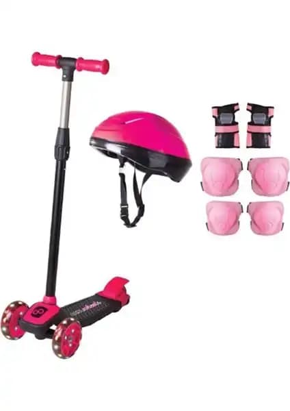 Cool Wheels Pembe Twist Işıklı Scooter ve Güvenlik Kask Seti Detaylı İnceleme