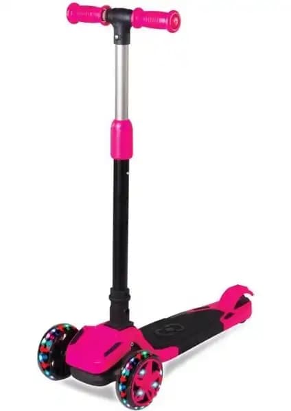 Cool Wheels Tulpar Işıklı Katlanır Scooter Pembe: Güvenli ve Eğlenceli Çocuk Scooter Modeli