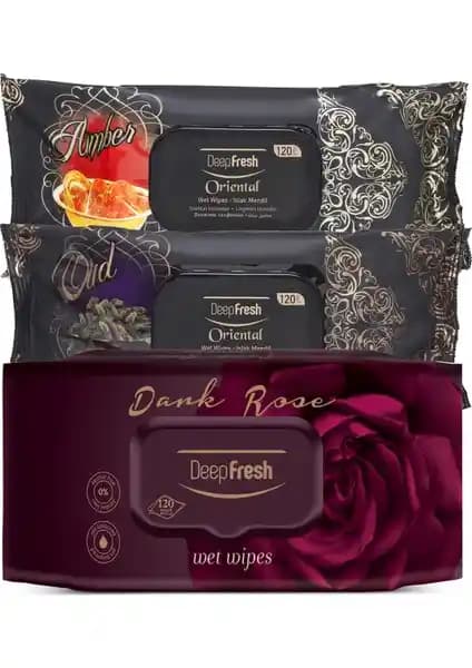 Deep Fresh Oriental Islak Mendil Karma Paketleri ile Günlük Temizlik ve Hijyen Sağlama