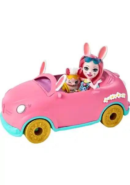 Enchantimals Tavşancık Araba ve Bebek Seti: Yaratıcı ve Eğlenceli Oyun Deneyimi