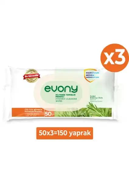 Evony Hijyenik Temizlik Mendili: Günlük Hijyen ve Temizlik İçin Güvenilir Çözüm