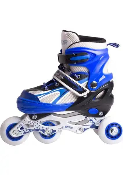 Furkan Toys F-Sports 2+2 Ayarlanabilir Ön Tekerlekli Işıklı Çocuk Patenleri