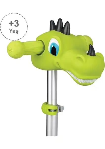 Globber Dino T-Bar Aksesuarı Yeşil: Çocuklar İçin Güvenli ve Eğlenceli Scooter Ekstrası
