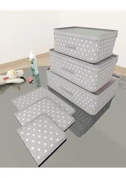 Homelife Ev Tekstil Puanlı 6 Parça Bakım Çantası Doğuma Hazırlık ve Organize Olma İhtiyaçları