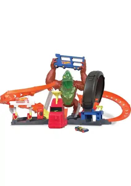 Hot Wheels Zehirli Goril Saldırısı Oyuncak Seti Çocuklar İçin Macera ve Aksiyon Doludur