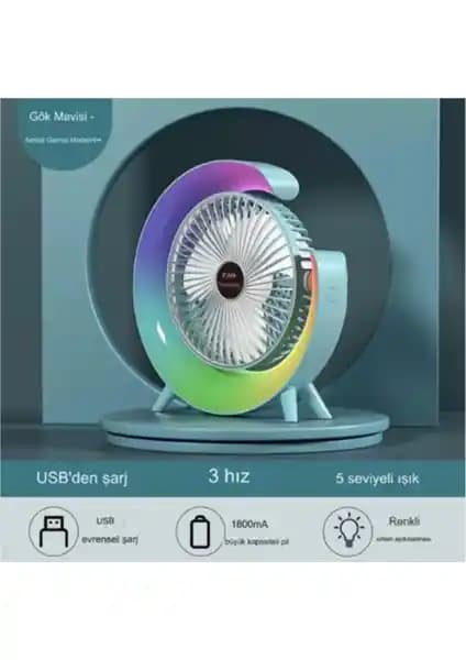 İnnMerry Masaüstü Vantilatör: Modern ve Çok Amaçlı Serinlik Çözümü