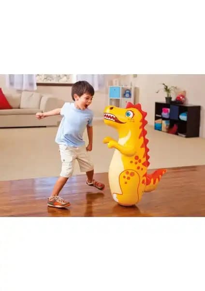 Intex 3D Bop Bag Şişme Boks Torbası Çocuklar İçin Eğlenceli ve Dayanıklı Spor Oyuncağı