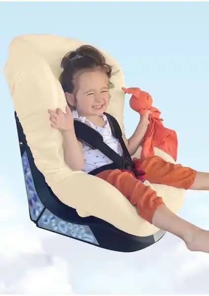 Joyous Mom Kids 4 Katlı Müslin Bebek Oto Koltuk Kılıfı Güvenlik ve Konfor Sağlar