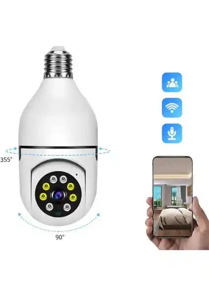 Kakusan Ampul WiFi Kamera ile Geniş Açılı ve Yüksek Kaliteli Güvenlik İzleme Çözümü