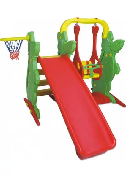 King Kids Kaydıraklı Salıncak Set A - Güvenli ve Eğlenceli Çocuk Oyun Parkı Tasarımı