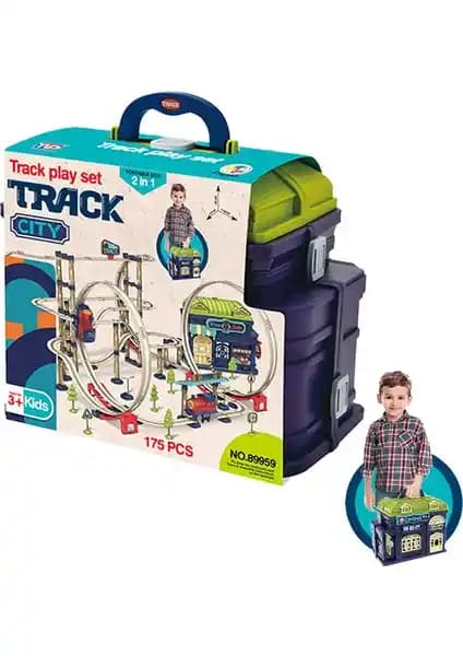 Learning Fun 175 Parça Tren Seti: Yaratıcılığı ve Motor Becerilerini Geliştiren Eğitici Oyuncak