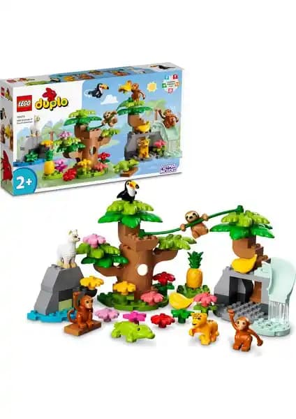 LEGO Duplo Güney Amerika Hayvanları Seti 71 Parça Eğitici ve Yaratıcı Oyunlar