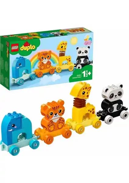 LEGO DUPLO Hayvan Treni 10955 Çocuklar İçin Eğitici ve Güvenli Oyun Seti