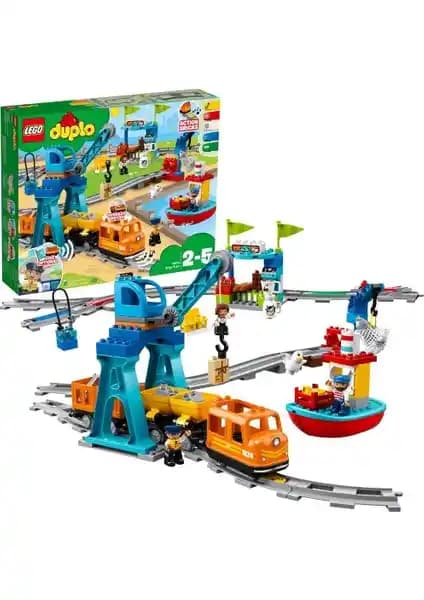 LEGO DUPLO Kargo Treni 10875 Çocuklar İçin Eğlenceli ve Eğitici Oyuncak Seti