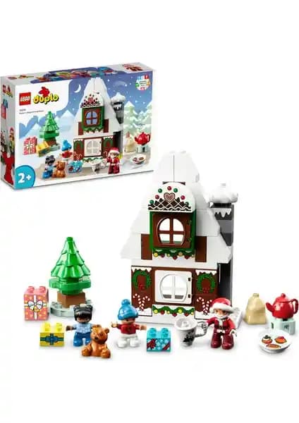 LEGO DUPLO Noel Baba'nın Zencefilli Kurabiye Evi 10976 Yılbaşı Temalı Çocuk Oyun Seti