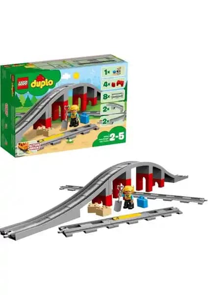 LEGO DUPLO Tren Rayları 10882 Çocuklar İçin Eğitici ve Yaratıcı Oyun Seti
