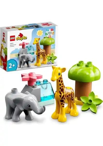 LEGO Duplo Vahşi Afrika Hayvanları Seti Çocuklar İçin Eğitici ve Yaratıcı Oyun Deneyimi