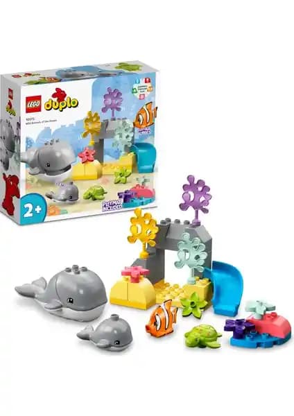 LEGO Duplo Vahşi Okyanus Hayvanları Seti Çocuklar İçin Eğitici ve Eğlenceli Oyun Seti