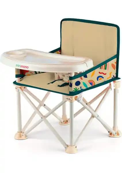 Minimono Plus 0-4 Yaş Bebekler İçin Katlanabilir Taşınabilir Mama Sandalyesi
