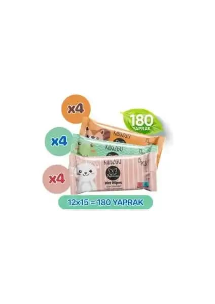 Papilion KIDS2GO Çocuklara Özel Hijyenik Islak Cep Mendili Güvenli ve Pratik Temizlik Çözümü