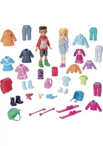 Polly Pocket GGJ49: Renkli ve Detaylı Küçük Oyuncak Seti Çocuklar İçin Uygun
