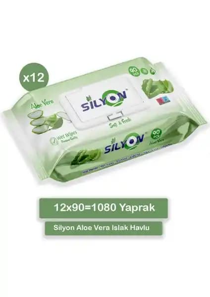 Silyon Aloe Vera Islak Mendil Günlük Temizlik ve Hijyen İçin Pratik Çözüm