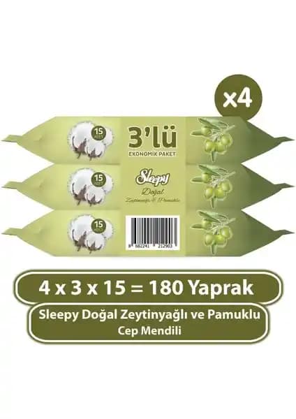 Sleepy Doğal Zeytinyağlı ve Pamuklu Cep Mendili: Günlük Hijyen İçin Pratik ve Doğal Çözüm