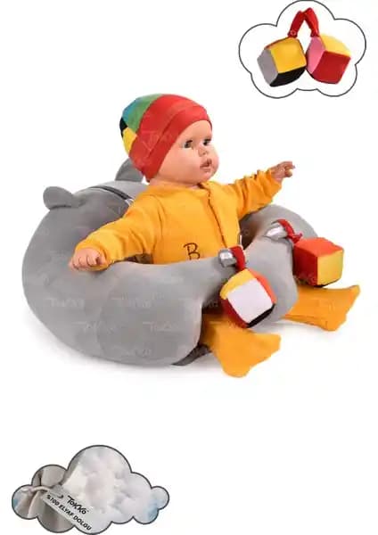 TOKKO Oyuncaklı Bebek Oturma Destek Minderi: Güvenli ve Rahat Oturma Çözümü