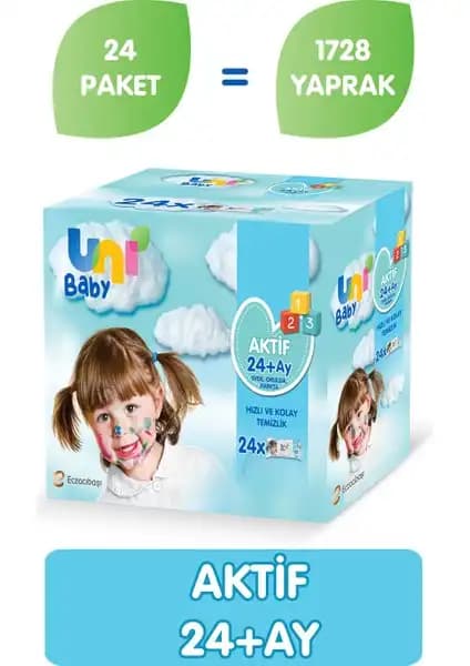Uni Baby Aktif Islak Mendil: Günlük Hijyen İçin Güvenilir ve Pratik Çözüm